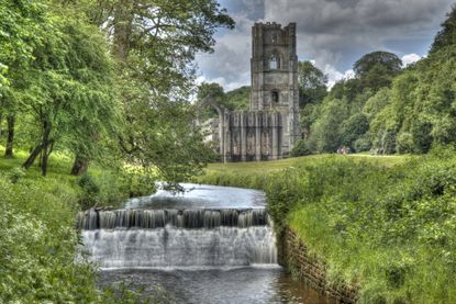 The ruins of the Cistercian monastery at Fountains Abbey in North Yorkshire. Credit: Getty Images