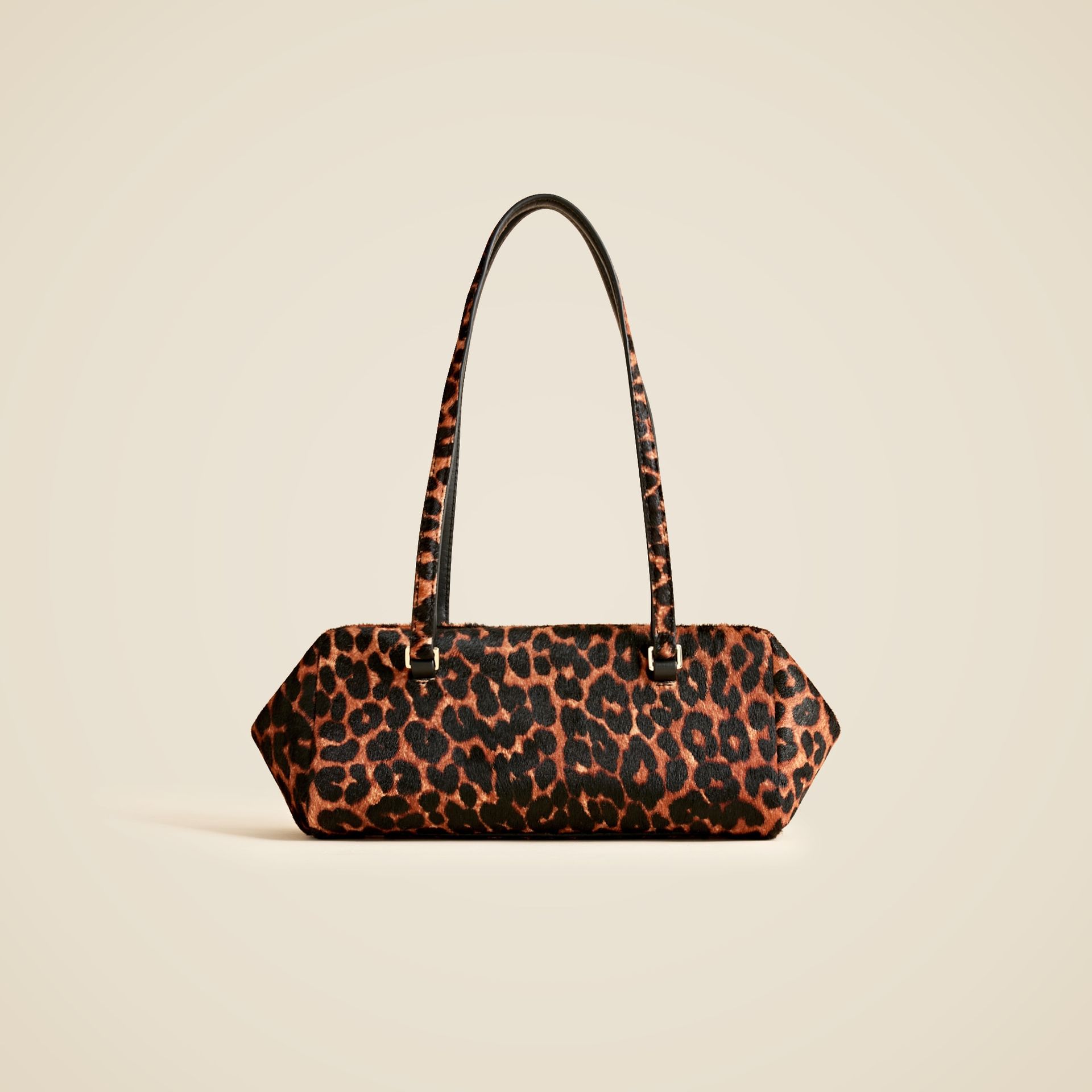 Delphine Shoulder Bag in Leopard-Print Calf Hair