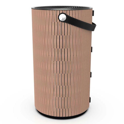 The IQAir Atem Earth air purifier on a white background.