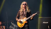 Adrian Vandenberg of Vandenberg performs during Alcatraz Metal Fest on August 12, 2022 in Kortrijk, Belgium
