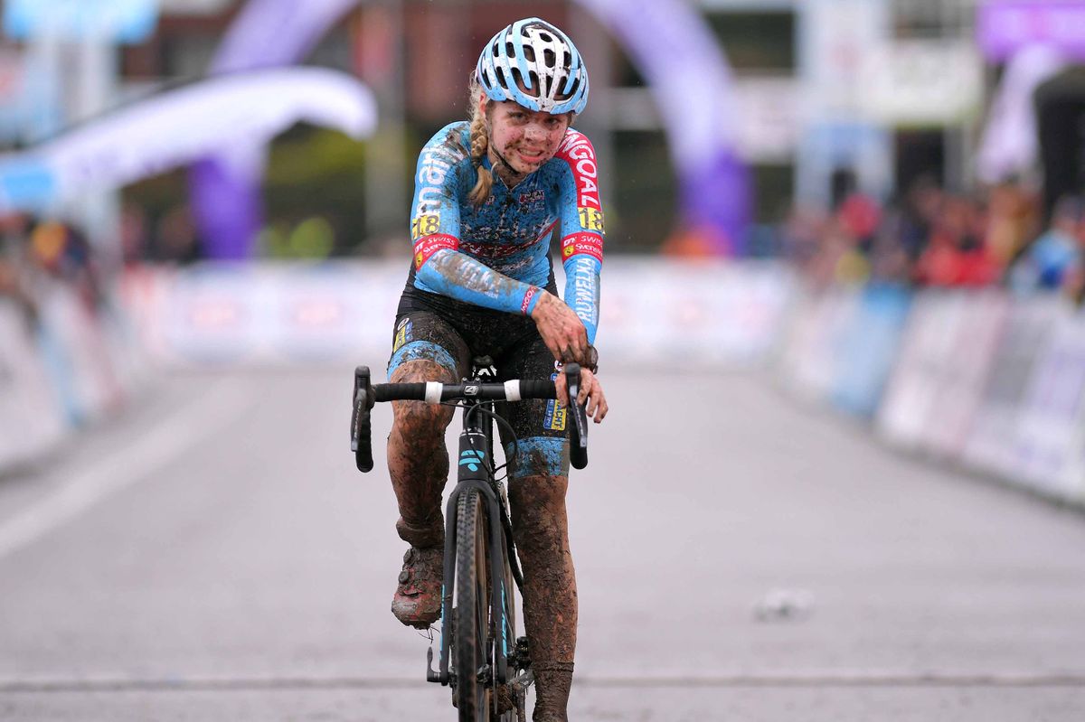 Laura Verdonschot claimed the bronze medal at the Belgian cyclo-cross championships.