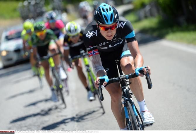 Edvald Boasson Hagen (Team Sky) animated the race today