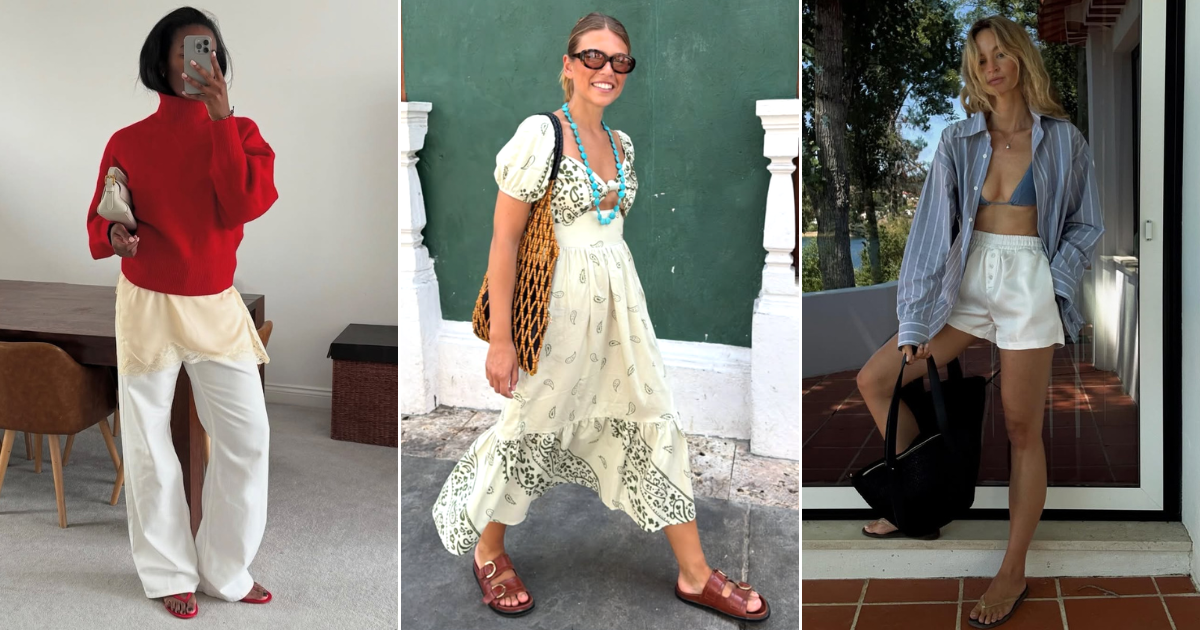 All The Coolest Women Are Wearing These 5 Sandal Trends