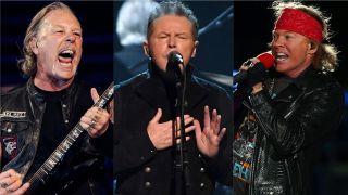 Metallica's James Hetfield, Eagles' Don Henley and Guns N' Roses' Axl Rose