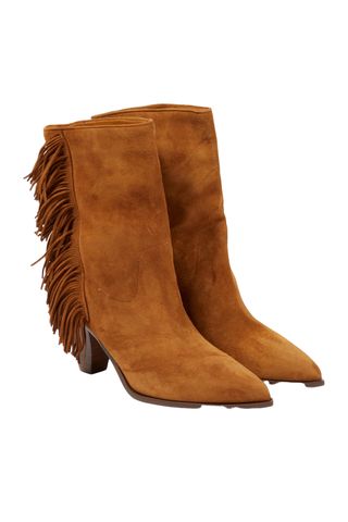 Marfa fringed suede ankle boots