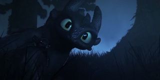 Toothless in How To Train Your Dragon: The Hidden World