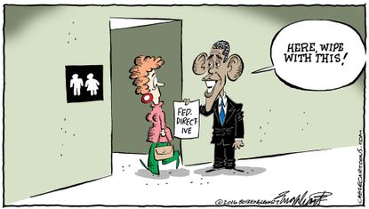 Obama Cartoon U.S. Federal Directive
