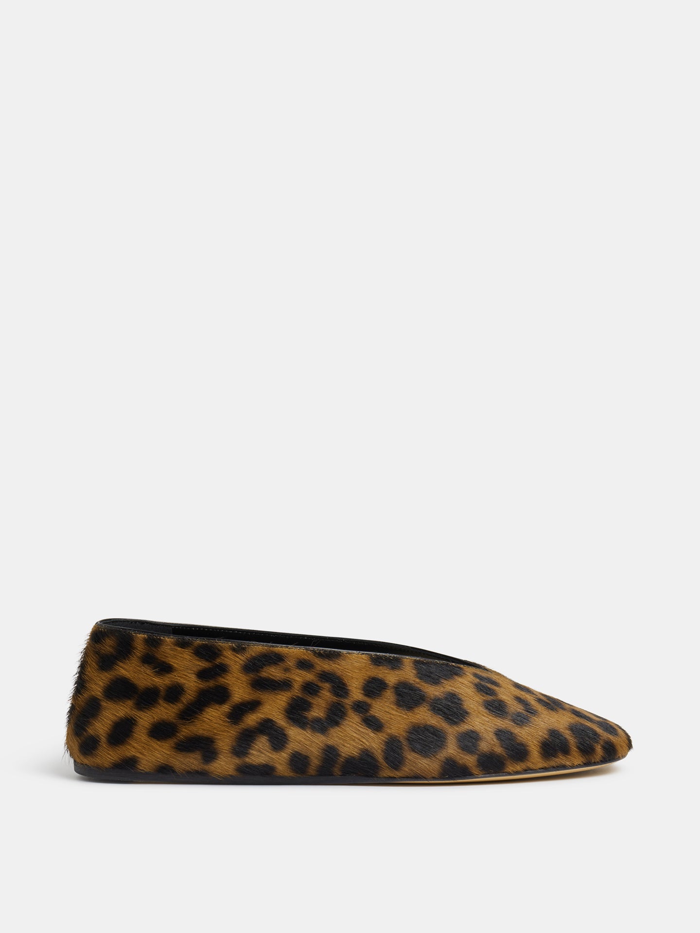 Luna Slipper / Leopard Calf Hair