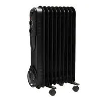 Dunelm 2000W Contemporary Round 9 Fin Oil Filled Radiator (½)