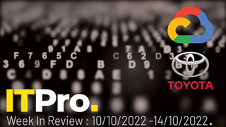 Thumbnail for IT Pro's News in Review video showing logos for Toyota and Google Cloud