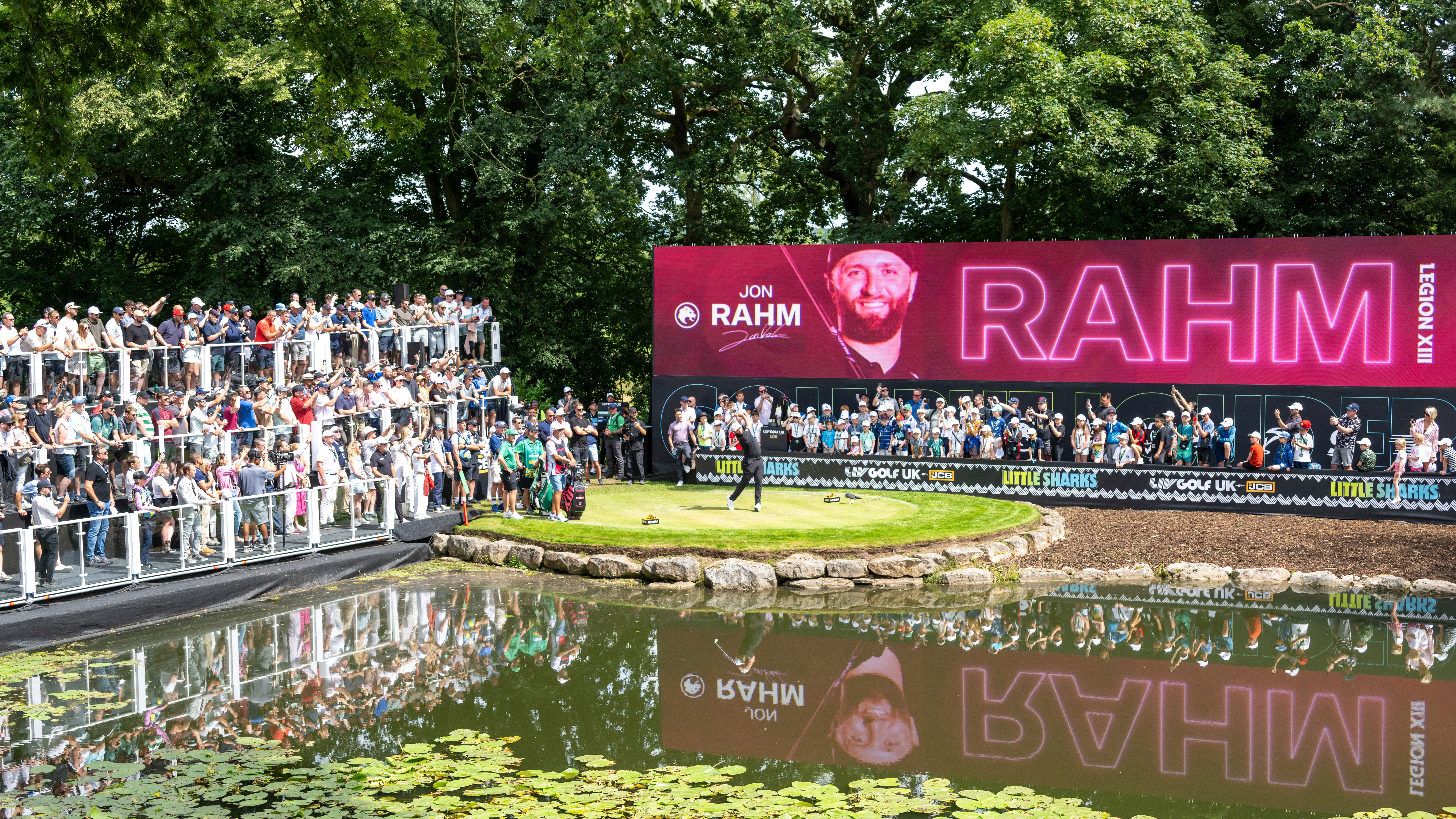 Photo of the LIV Golf UK event