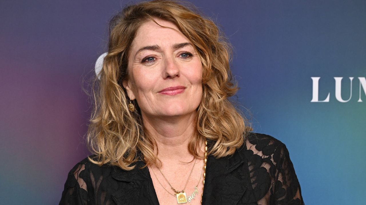 Anna Chancellor attends the BFI London Film Festival Luminous Gala 2024 at The Roundhouse on October 01, 2024