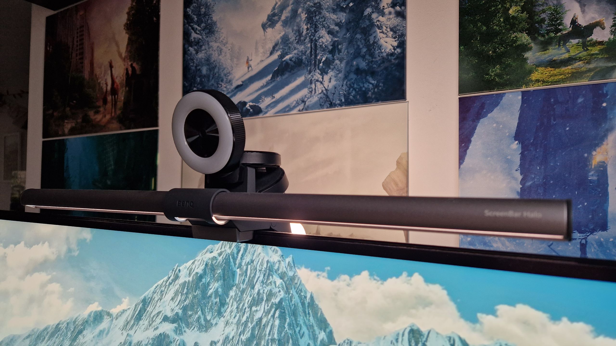 その他 BenQ screenbar halo Amazon.com: BenQ ScreenBar Halo LED Monitor Light Bar