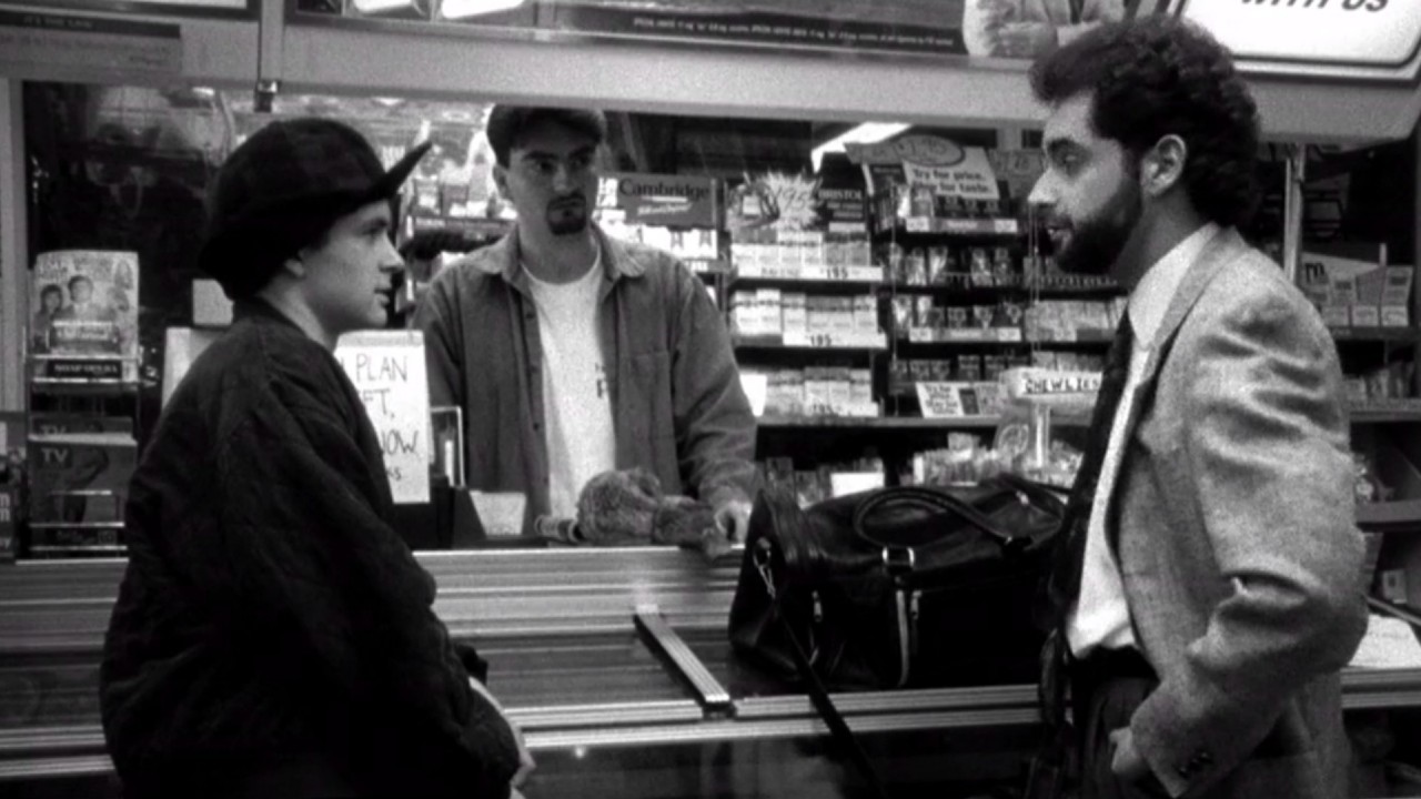 Scott Schiaffo and Brian O'Halloran in Clerks