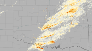 rotational velocity of tornado that hit Oklahoma on May 20, 2013.