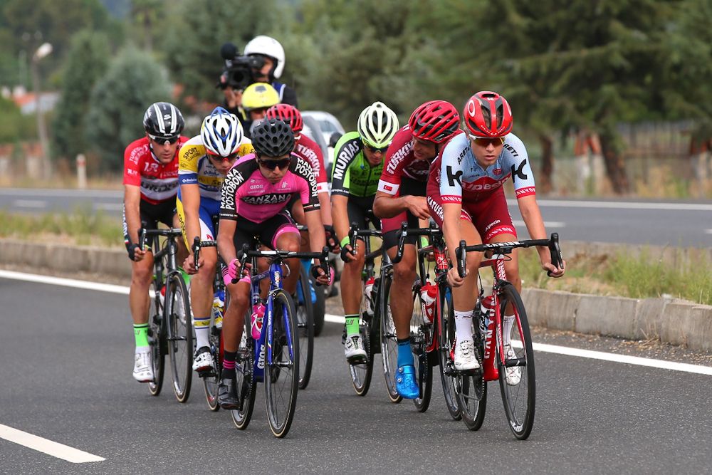 The day's breakaway during stage 3 in Turkey