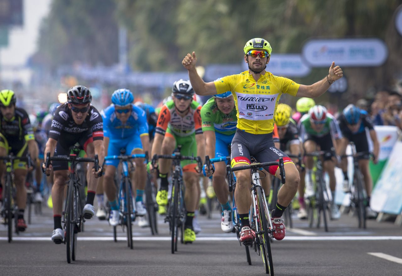 Jakub Mareczko wins yet another stage at the Tour of Hainan