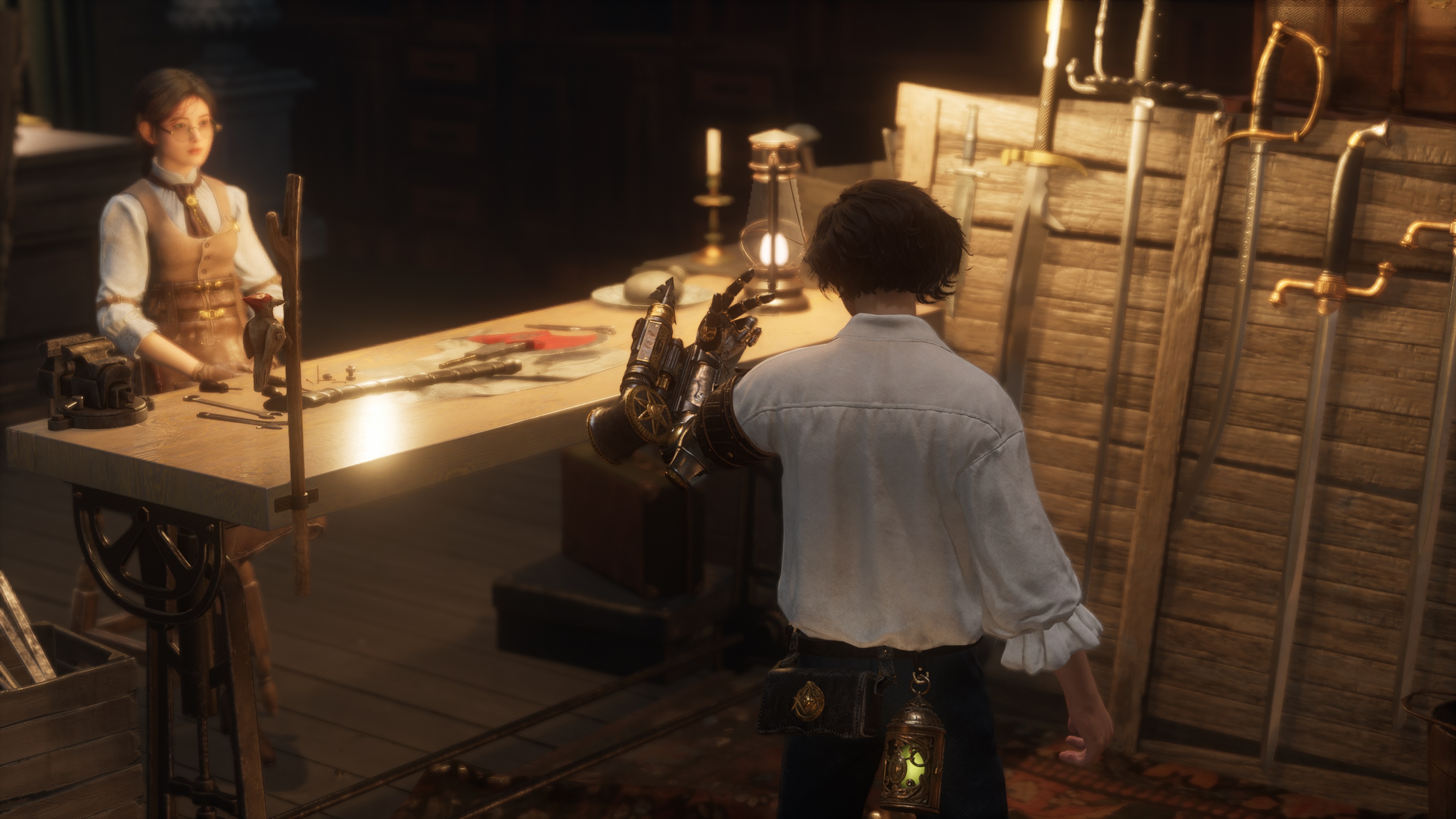 In-game cutscene screenshot of Lies of P