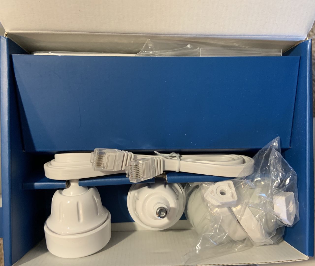 Accessories included in eufyCam 2 packaging