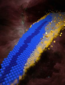 The nuclear landscape shows all possible atomic nuclides.