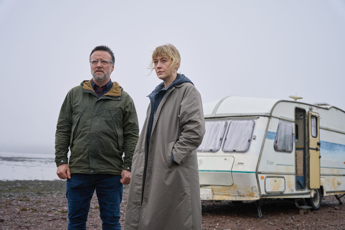 OXOXDI Ffion Lloyd (Elen Rhys) and DS Rick Sheldon (Richard Harrington) in Cleddau/The One That Got Away episode 1 recap