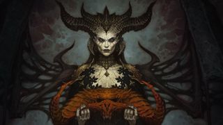 Lilith promotional art for Diablo IV