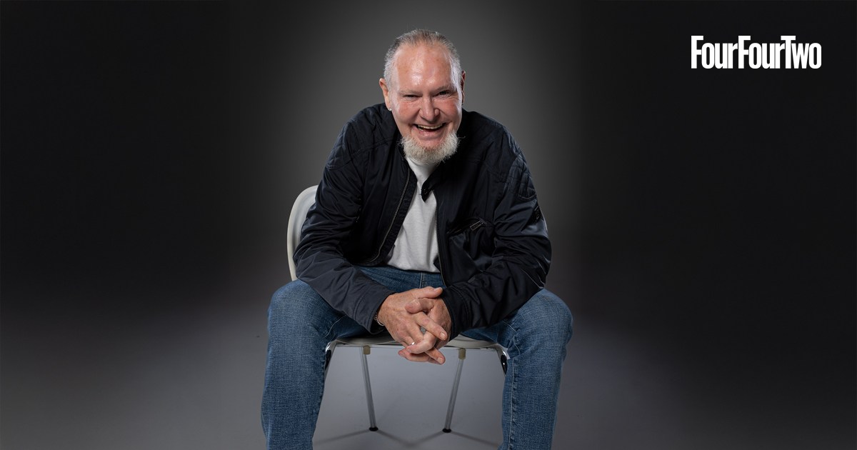 Paul Gascoigne shot for the December 2025 issue of FourFourTwo magazine 