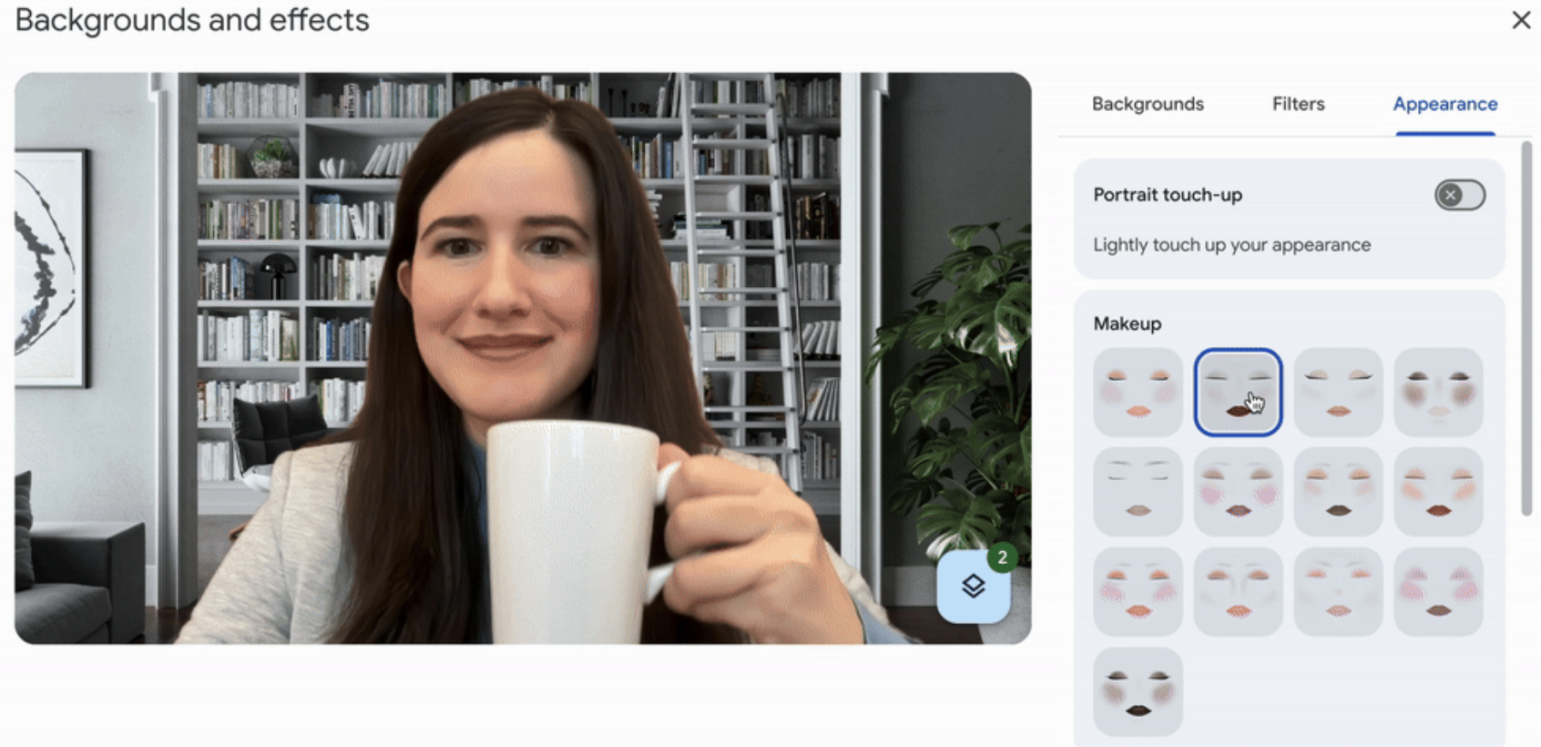 Google appearance filters