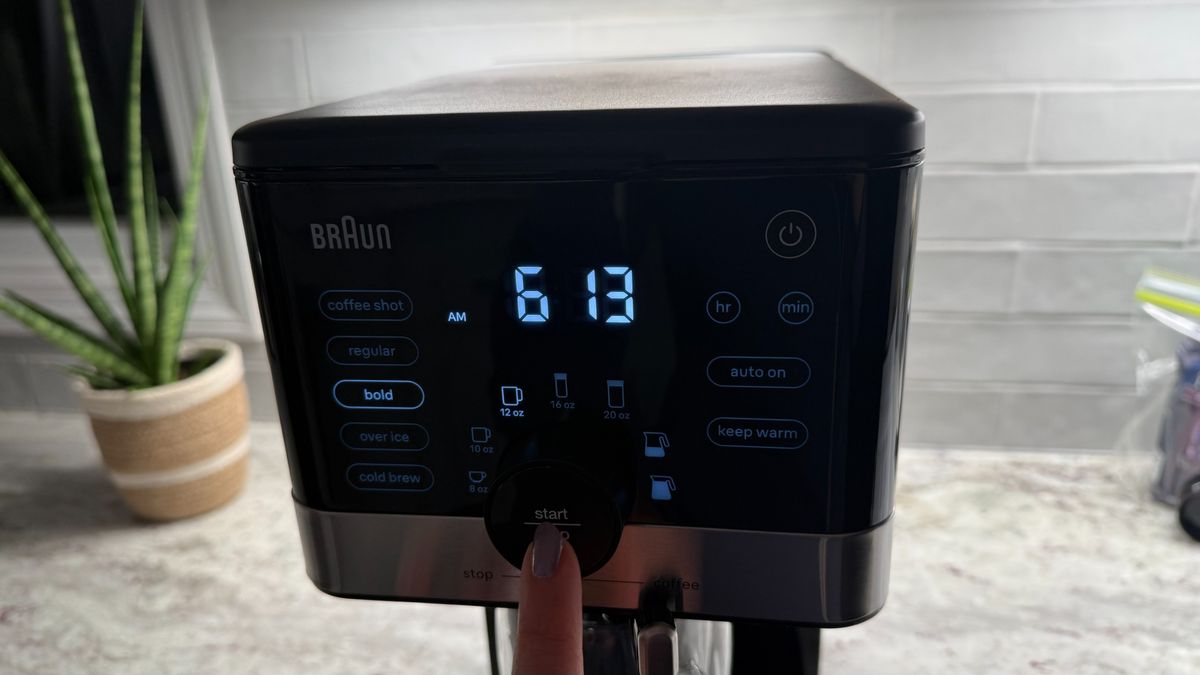 Braun OptiBrew Pro brewing single serving