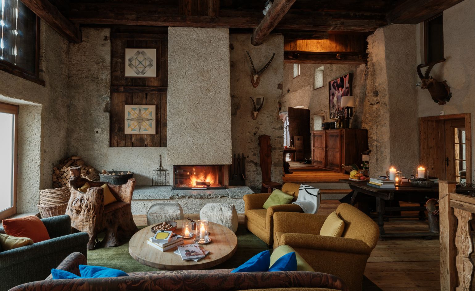 Tour Hauser & Wirth’s snug new hotel in the Swiss Alps