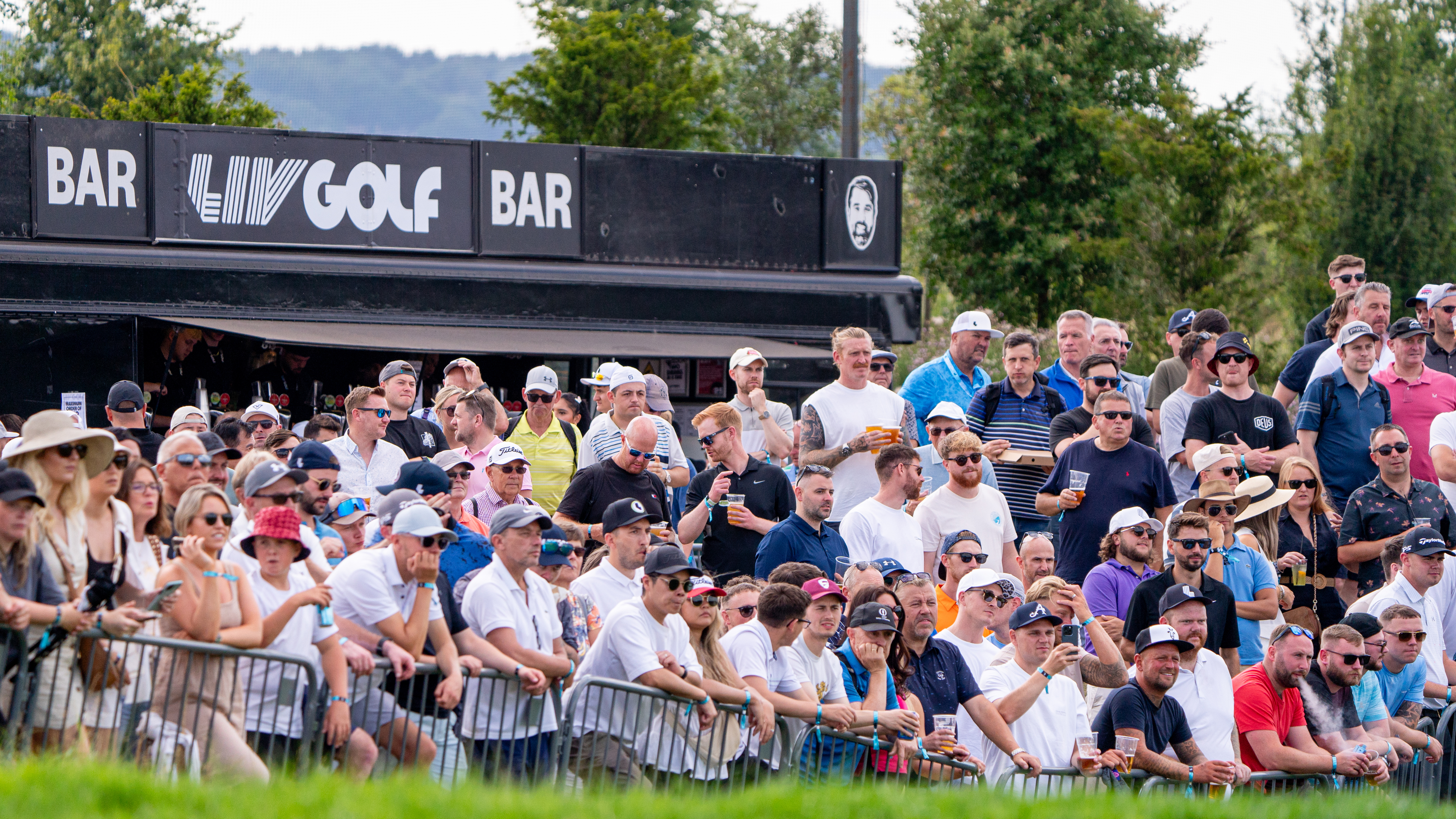 Photo of the LIV Golf UK event