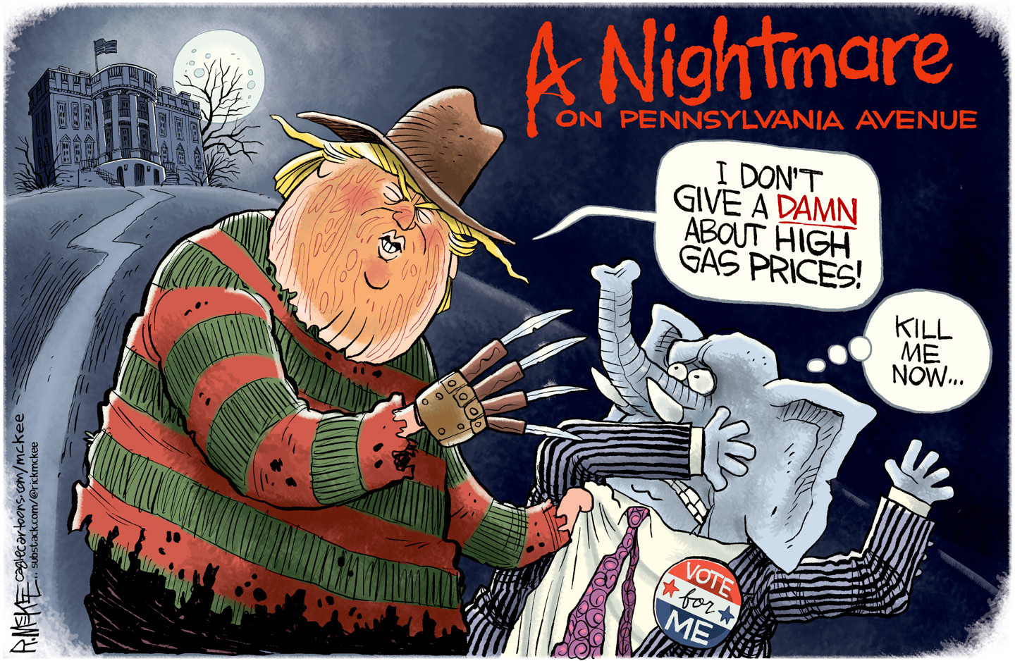 Political cartoon