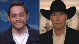 Pete Davidson on SNL and Kevin Costner on Yellowstone.