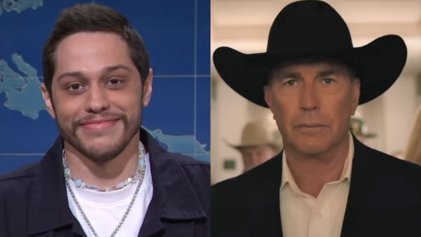 Pete Davidson on SNL and Kevin Costner on Yellowstone.