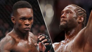 (L to R) Israel Adesanya and Jared Cannonier will fight at UFC 276