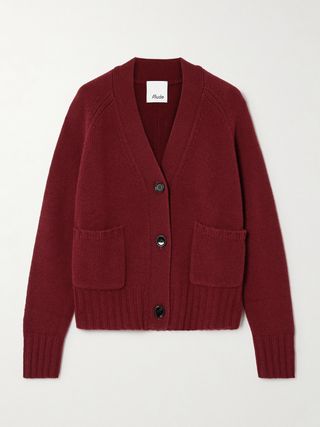 Wool and Cashmere-Blend Cardigan