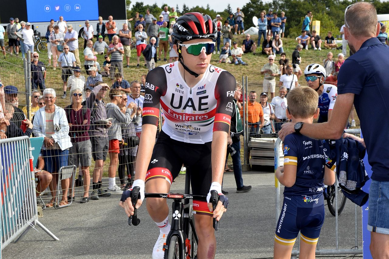 Bretagne Classic OuestFrance 2022 86th Edition Plouay Plouay 2548 km 28082022 Tadej Pogacar SLO UAE Team Emirates photo Tommaso PelagalliSprintCyclingAgency2022