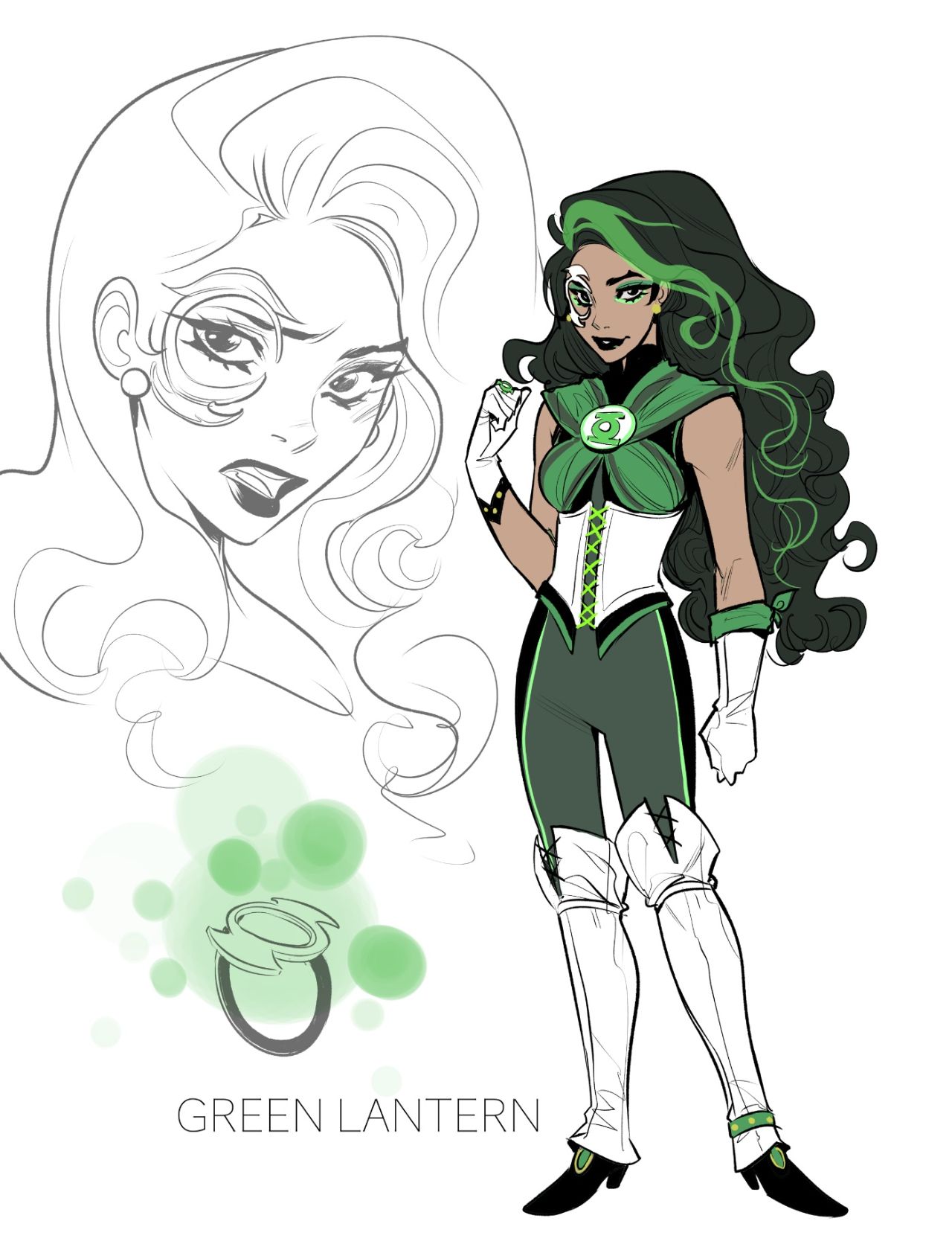 RWBY/Justice League character designs