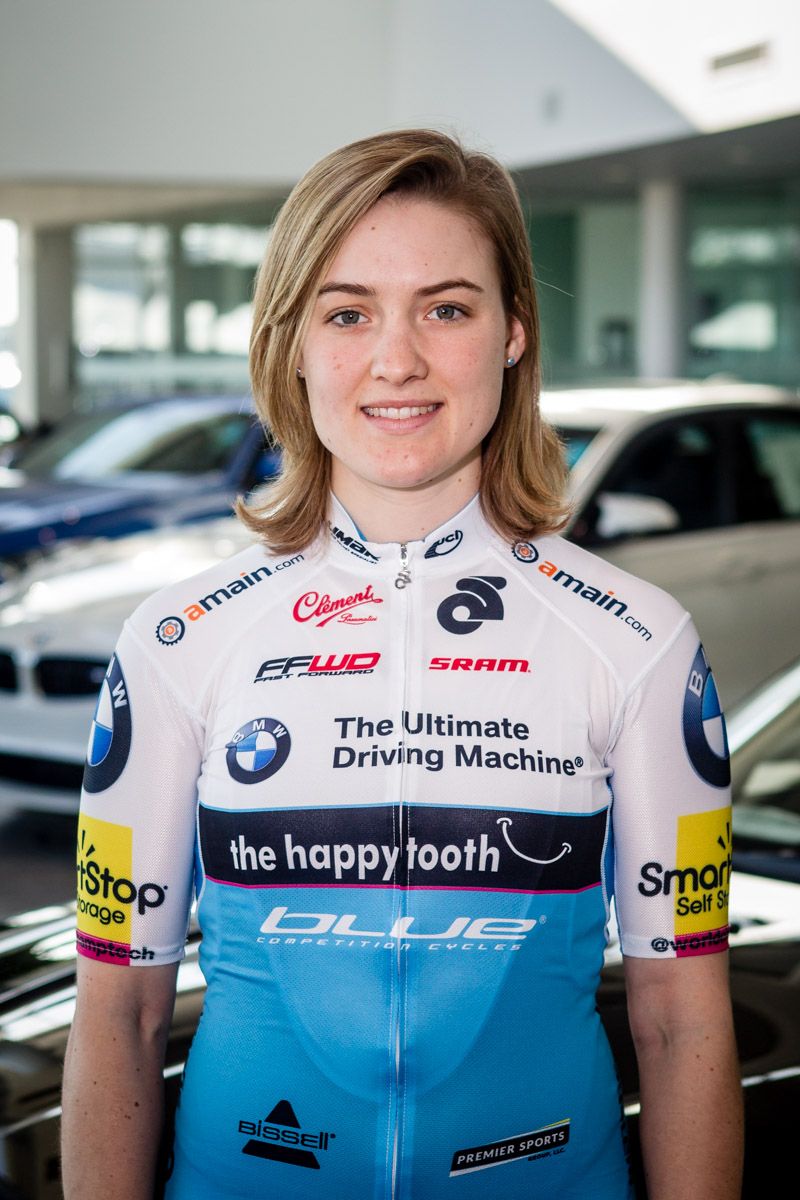 Elle Anderson takes a break from racing cross to spend some time on the road.