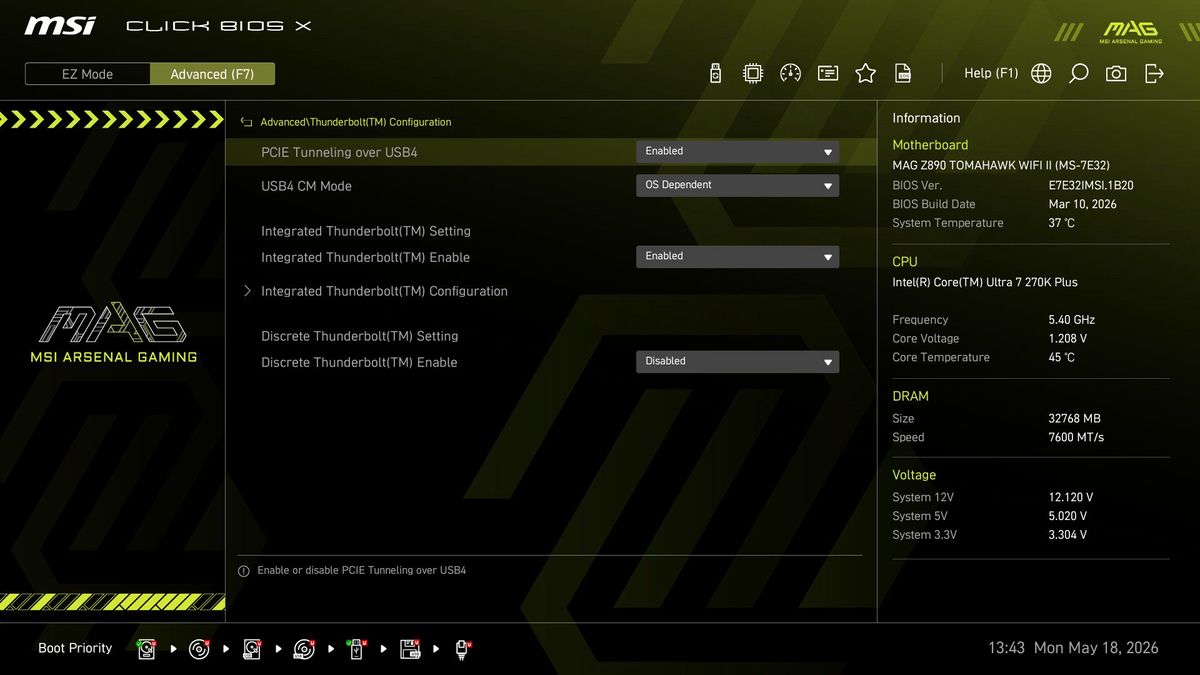 MSI MAG Z890 Tomahawk Wifi II