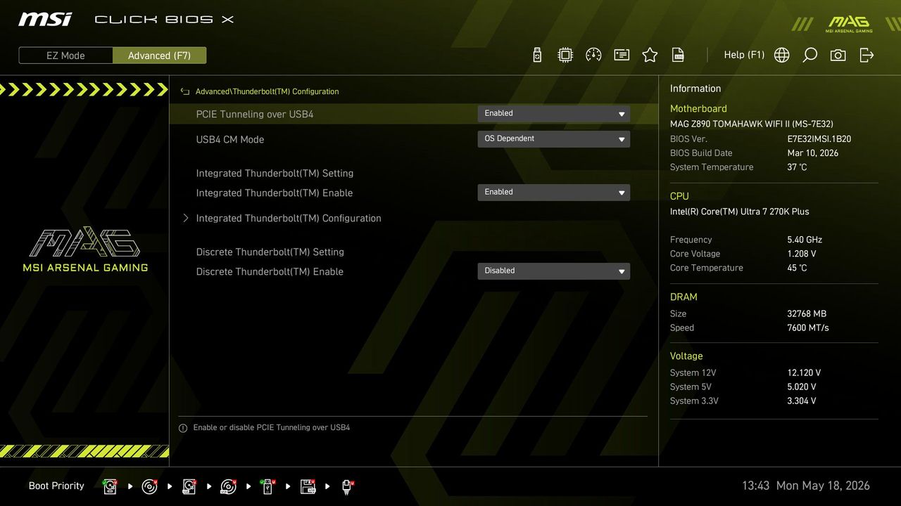 MSI MAG Z890 Tomahawk Wifi II