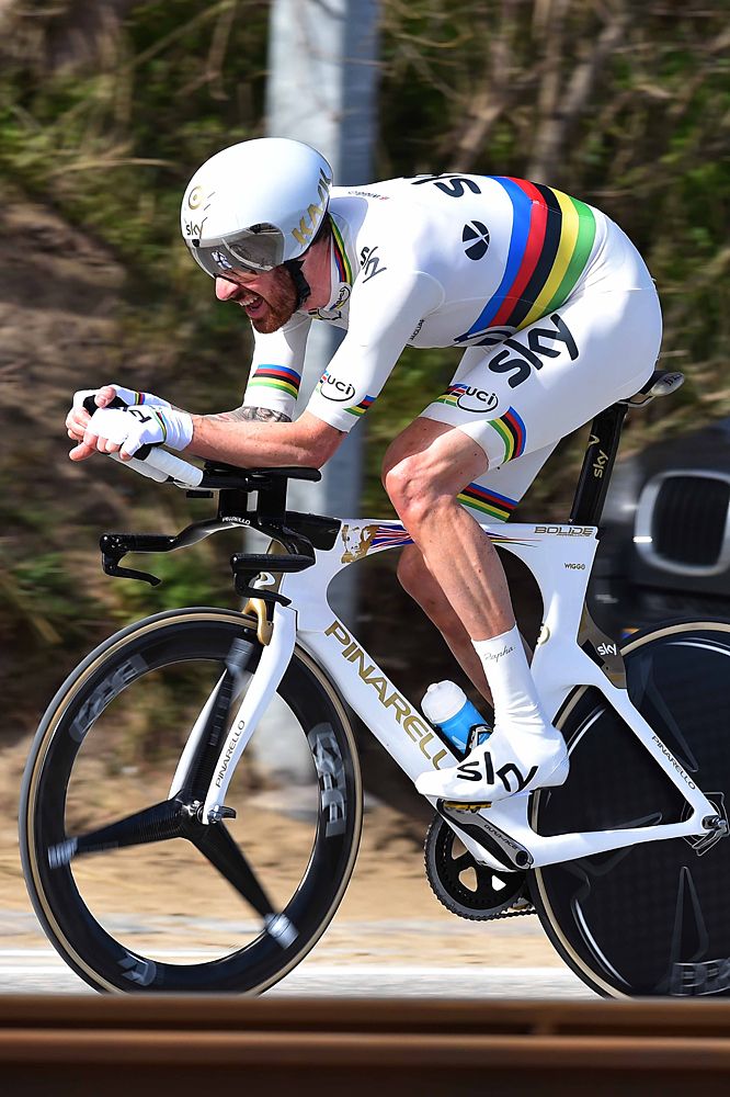 Bradley Wiggins (Team Sky) wins De Panne closing time trial