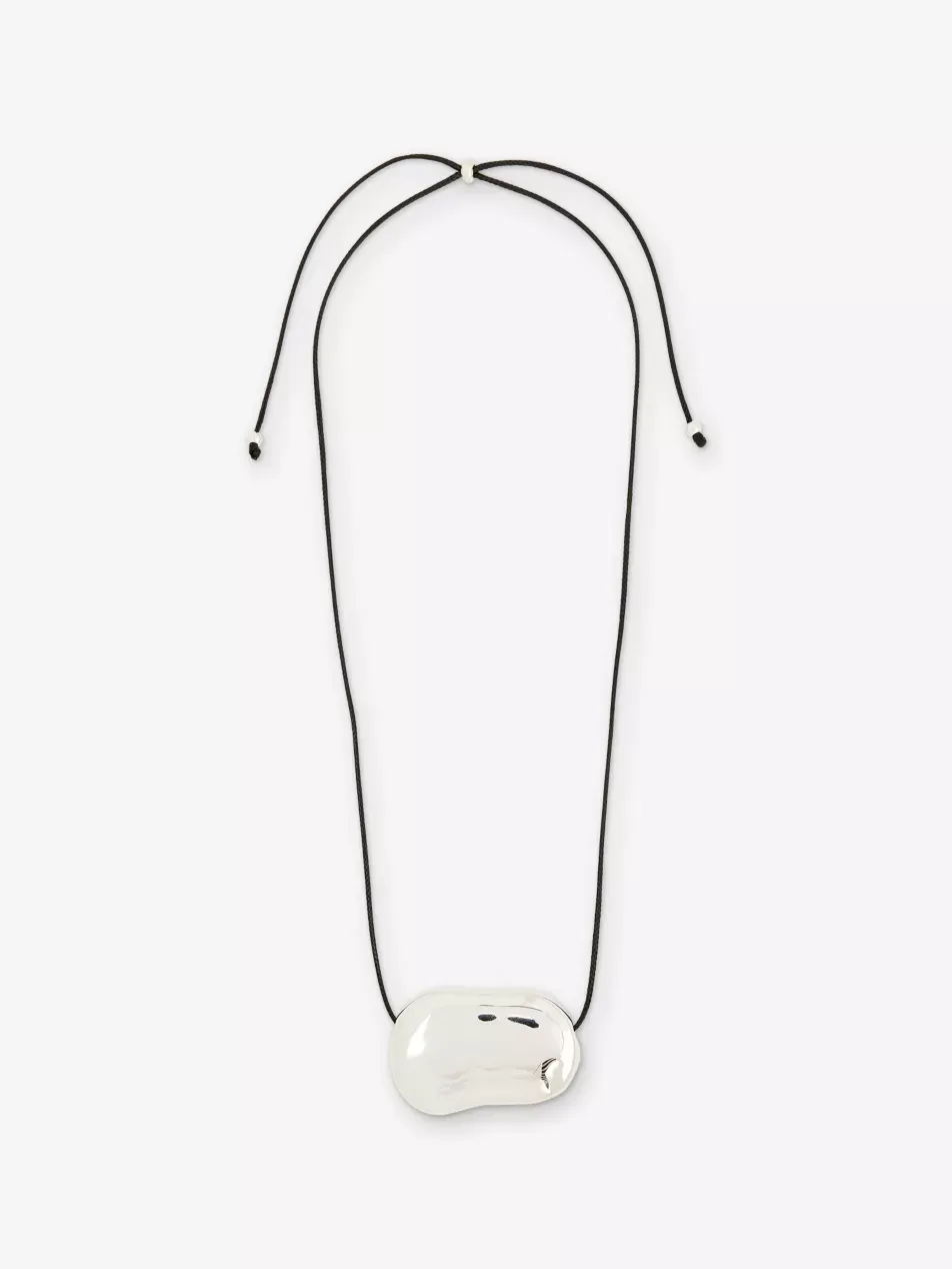 Julia Glass and Cord Pendant Necklace