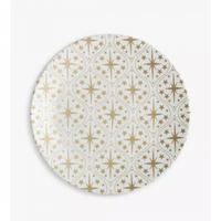 Denby Modern Deco Christmas Porcelain Plate - £13If you're quick, you'll spot this stylish gold and white patterned plate on Nathan's table during the Christmas feast. Coming with a 10 year guarantee - these plates are sure to see you through several Christmases to come.