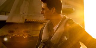 Tom Cruise as Maverick in Top Gun Maverick
