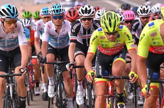 Tom Dumoulin and Sunweb in the field during stage 3 at the Giro d'Italia