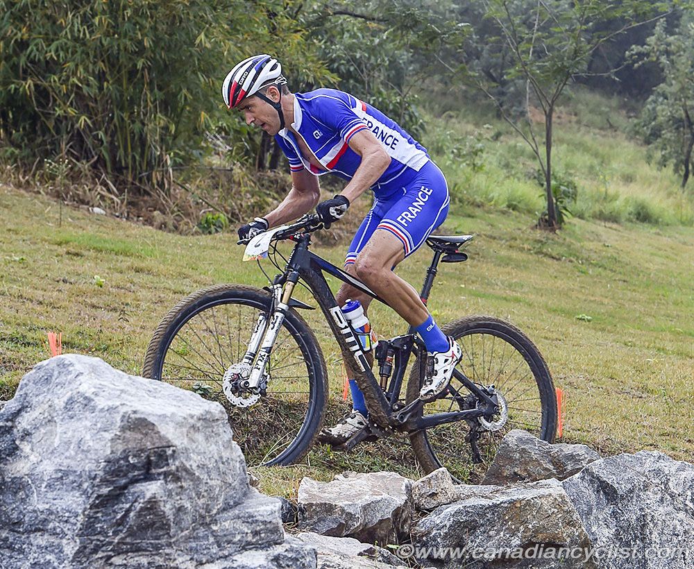 Julien Absalon (France) never seemed to get going