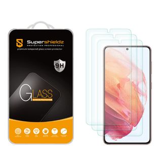 supershieldz tempered glass screen protector for galaxy s21
