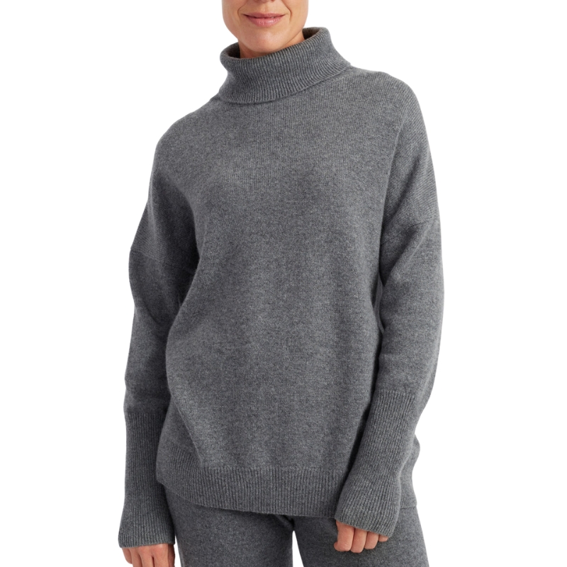 Chinti &amp;amp; Parker UK, Mid-Grey Pure Cashmere Rollneck Sweater
