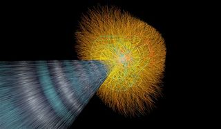 Atom smasher collisions